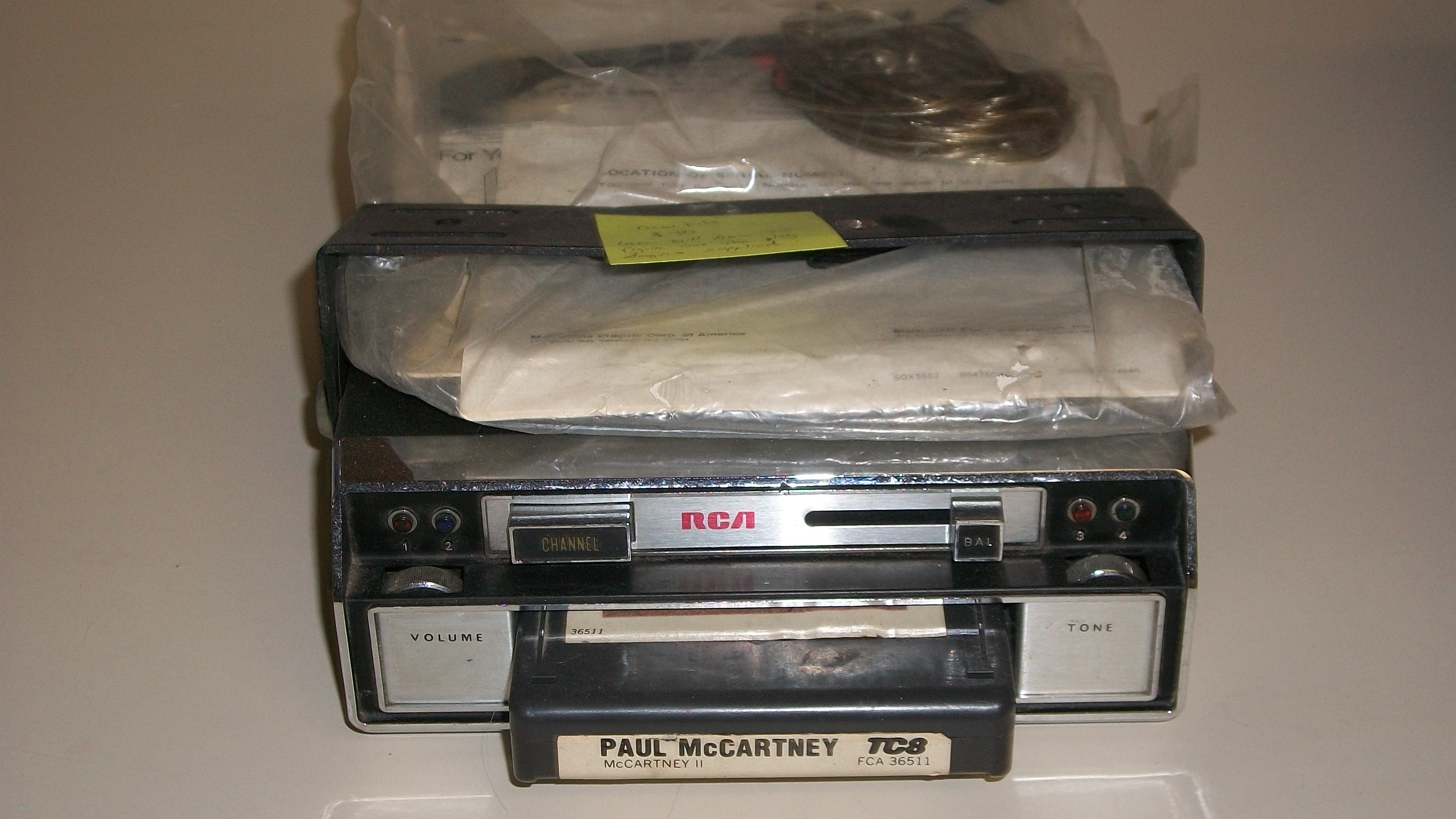 rca underdash car player