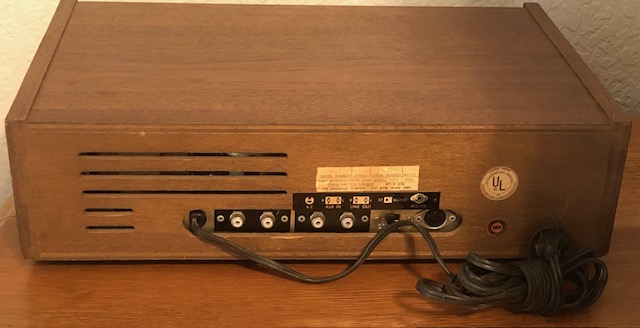 Magnavox IX8870 Player/Recorder Back